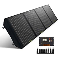 Los mejores  - ECO-WORTHY 120W Kit de Panel Solar Plegable Generador 500WH - DÍA para Emergencia de Viaje de Campamento al Aire Libre